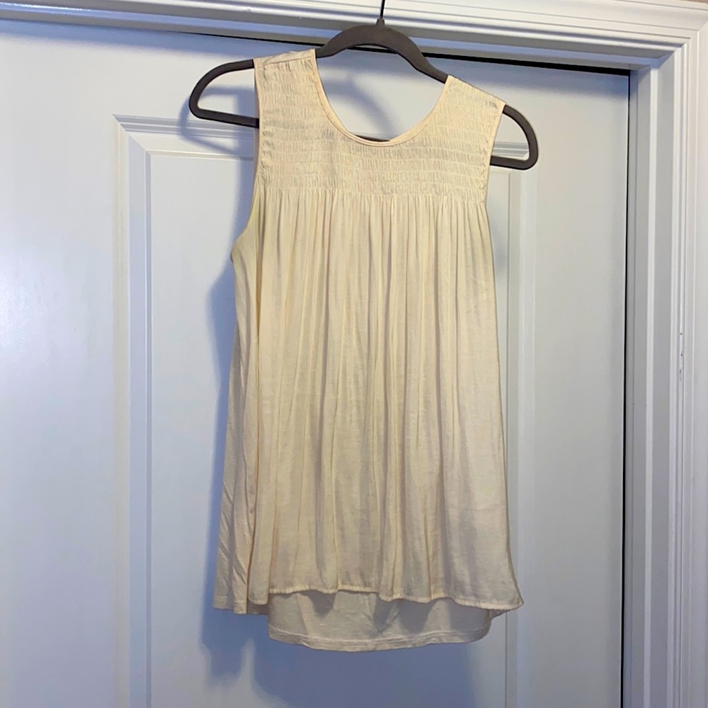 Cream tank top